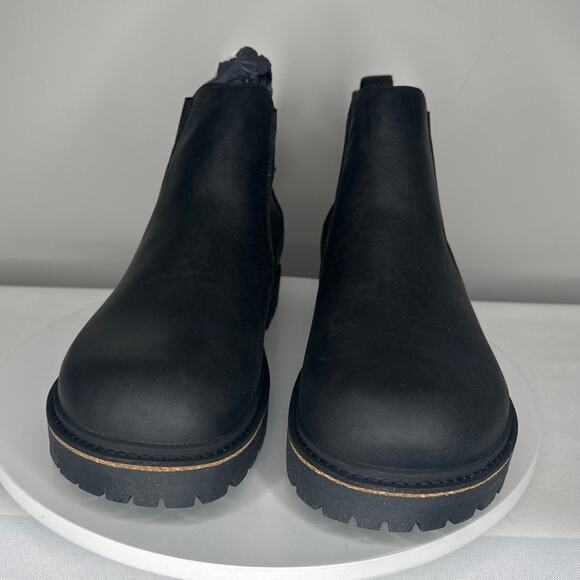 NEW Men’s Birkenstock Stalon II Black Leather Chelsea Boots US M11 Regular Fit - Picture 6 of 11